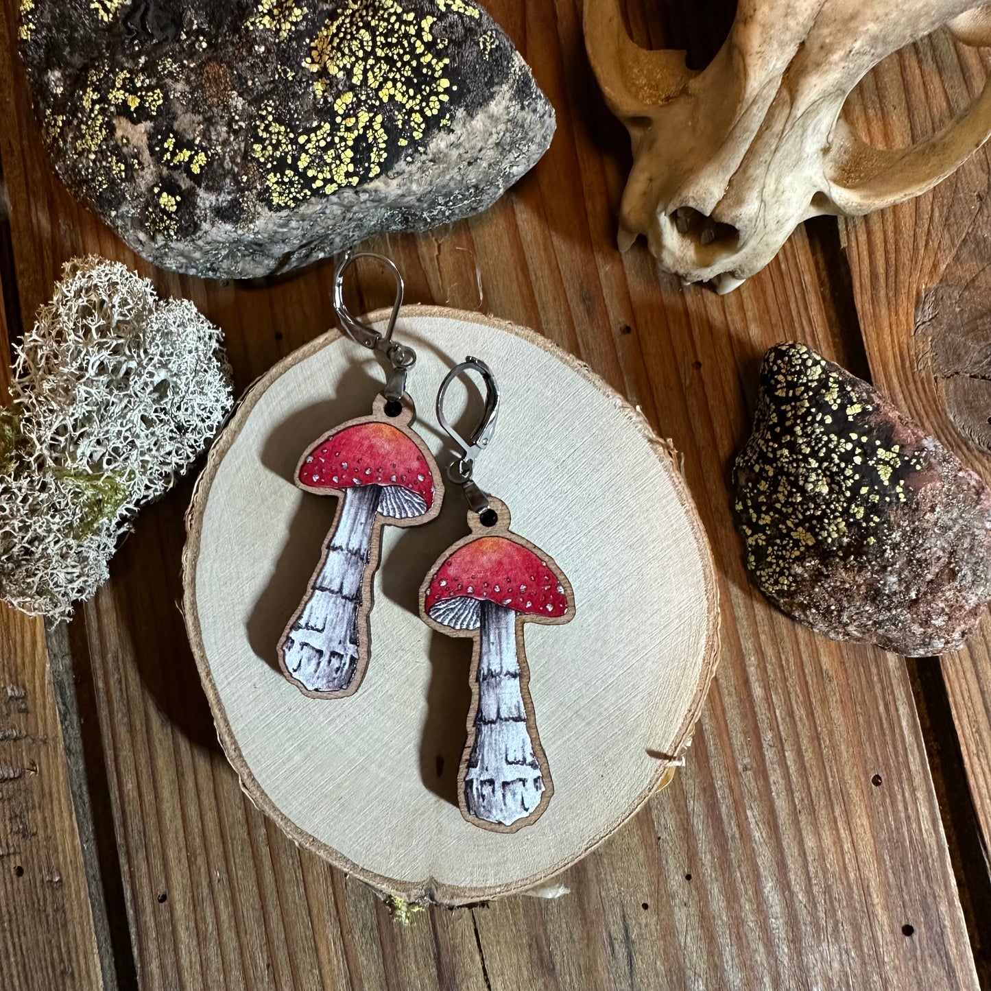 Amanita earrings