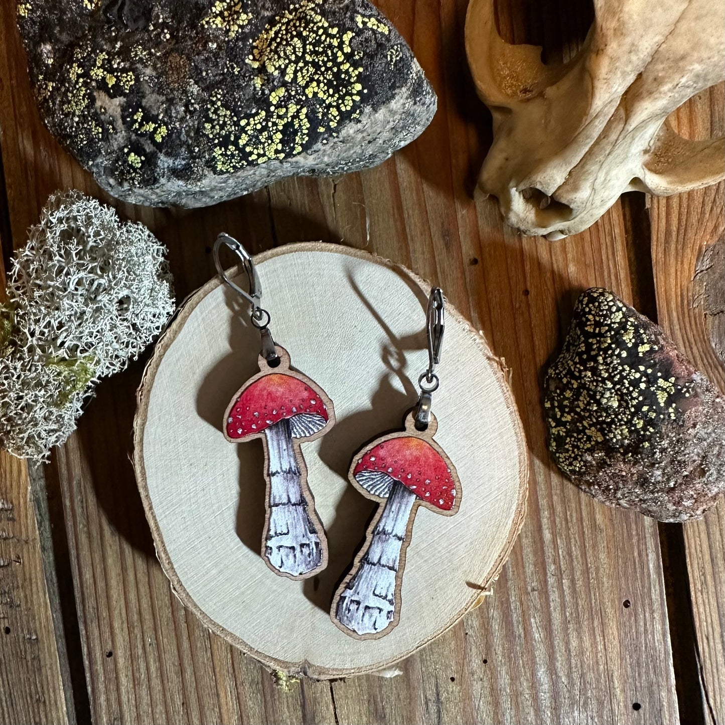 Amanita earrings