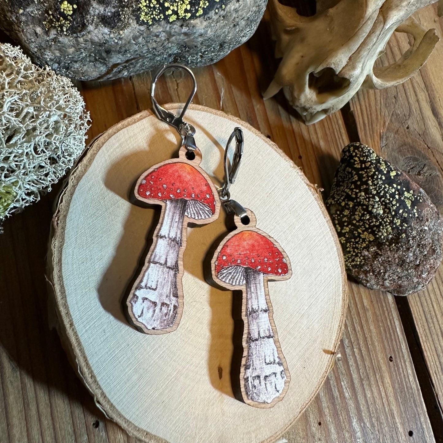 Amanita earrings