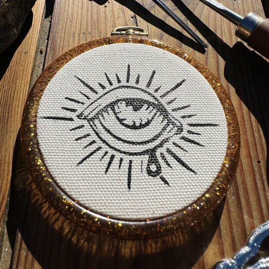 Cadre linogravé "Vision"