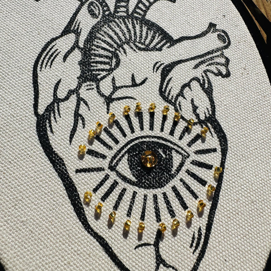 Cadre linogravé "Intuition"