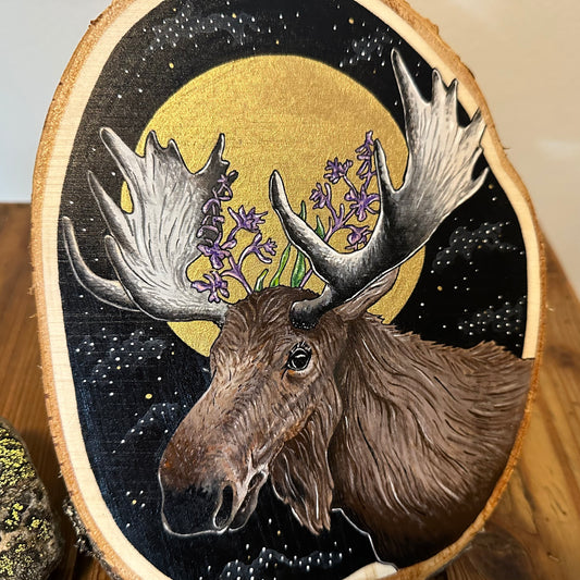 MOOSE AND FIREWEED, strength, endurance, gentleness