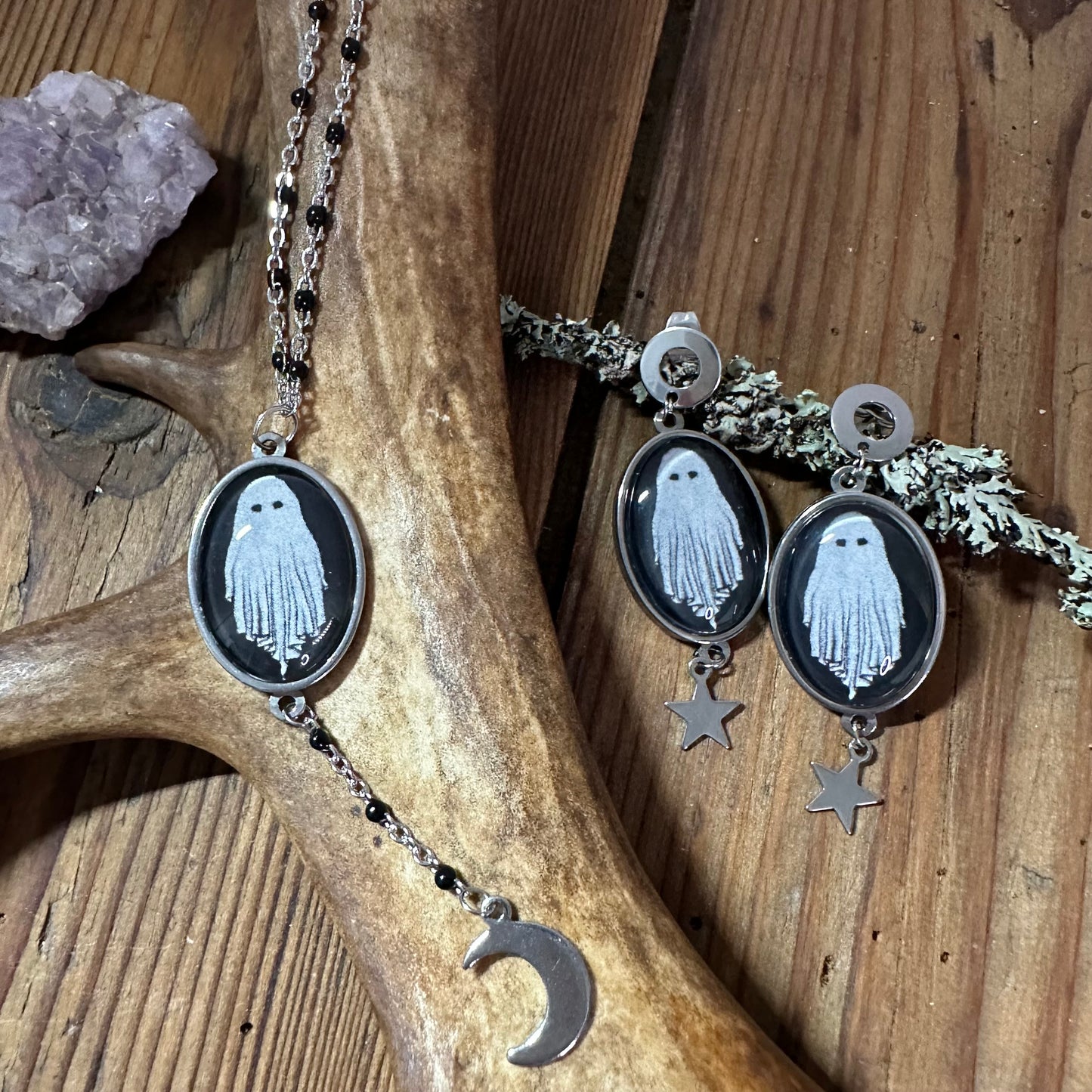Ghost earrings
