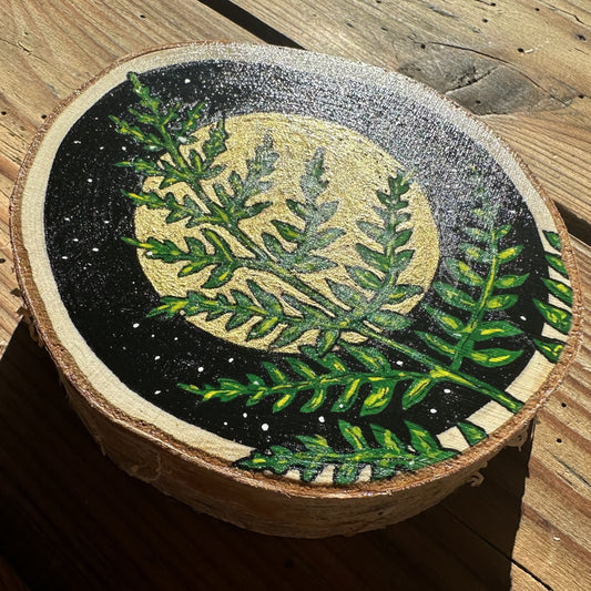 Talisman Fougère, force, résilience, protection