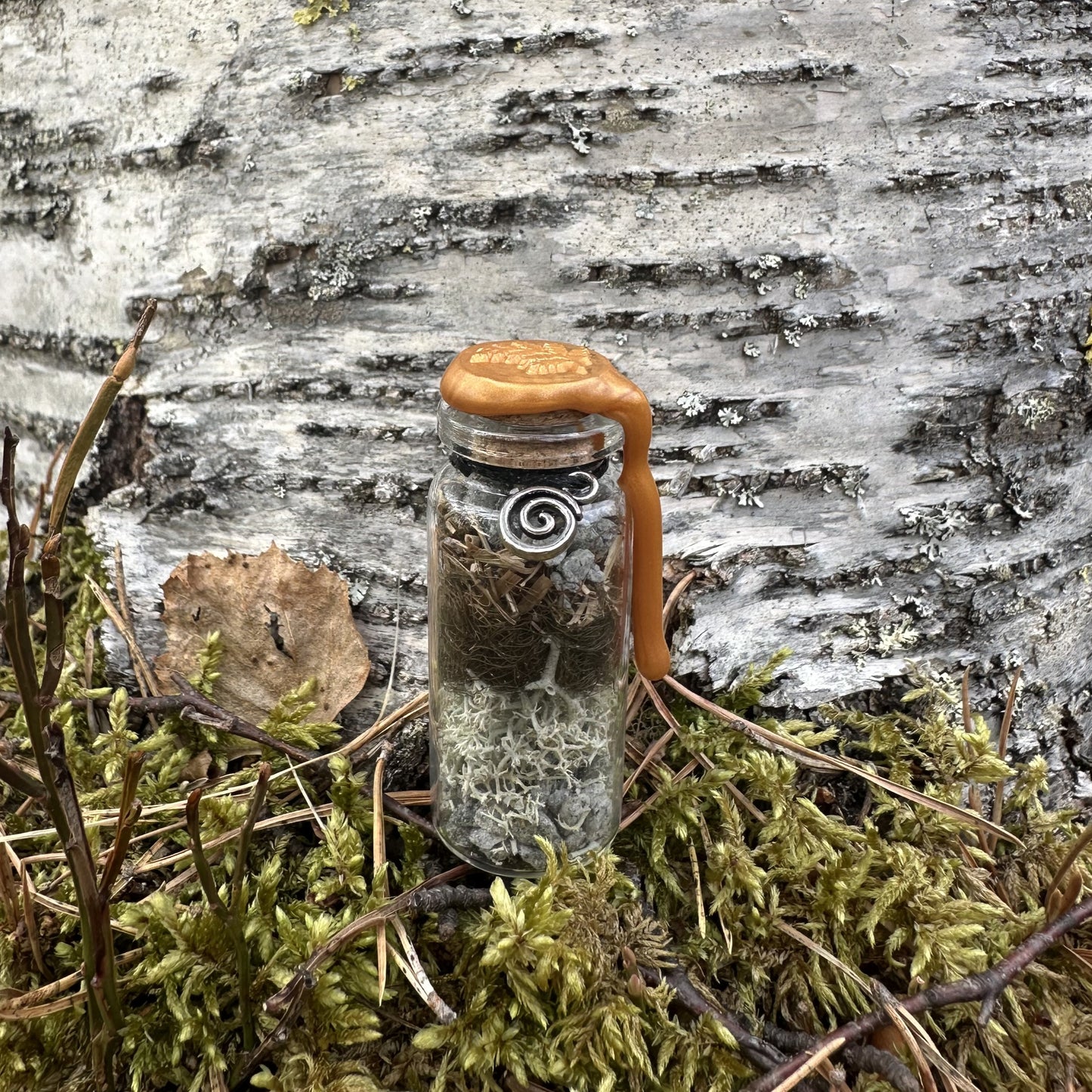 "Forest" Spell jar
