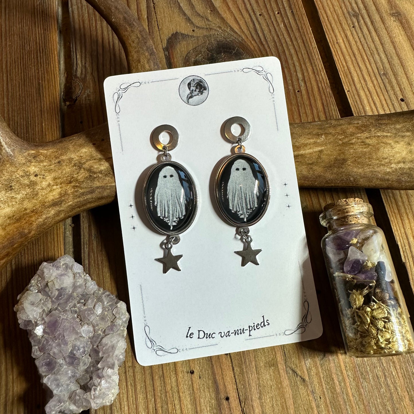 Ghost earrings