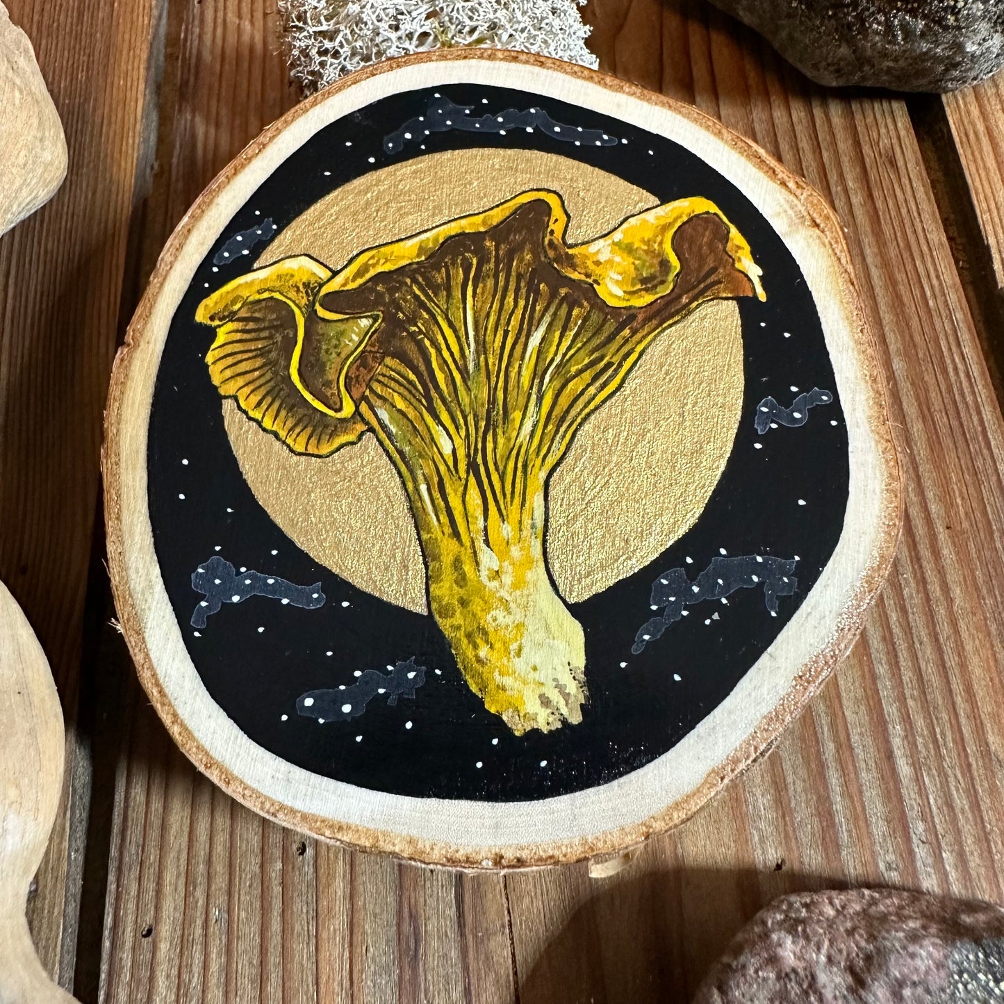 THE YELLOW CHANTERELLE, symbiosis, belonging, health