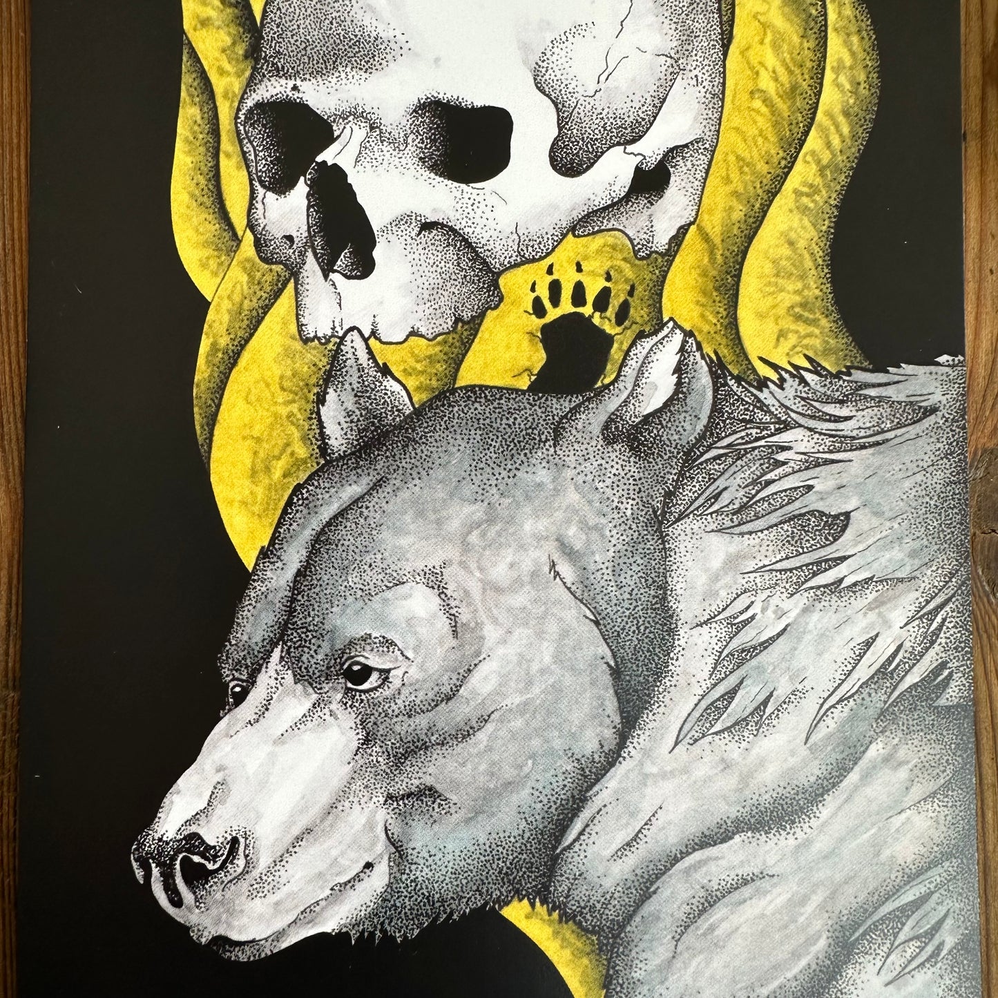 Illustration Ours brun