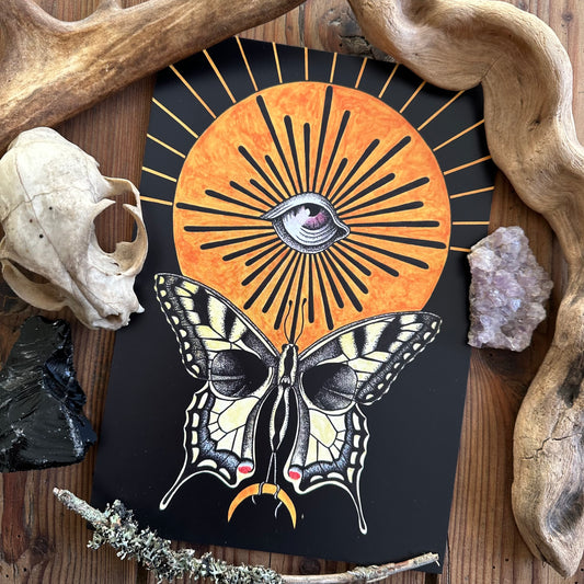 Illustration Papillon machaon