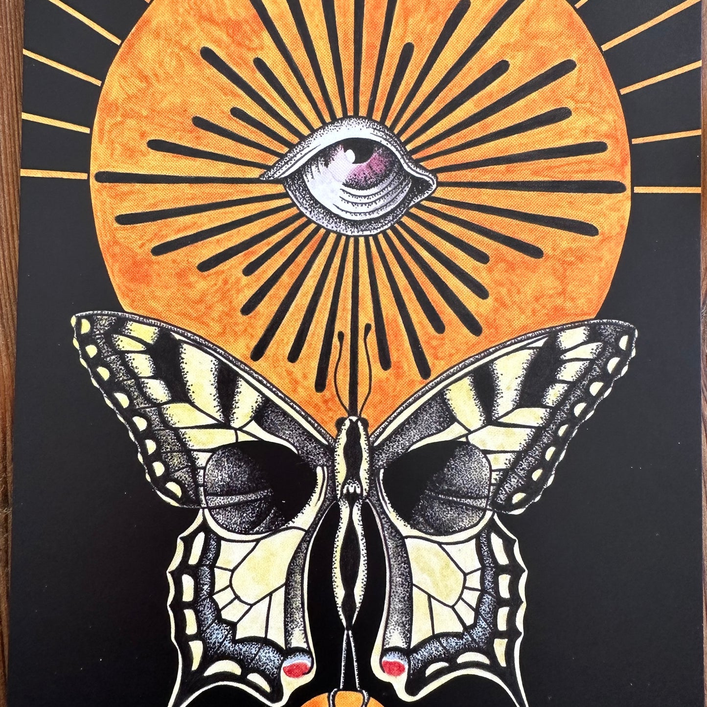 Illustration Papillon machaon