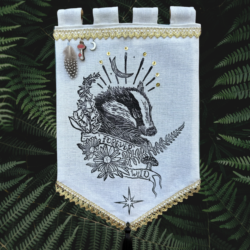 Bannières linogravées