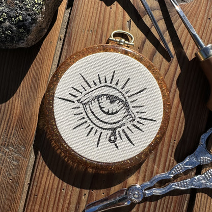 Cadre linogravé "Vision"