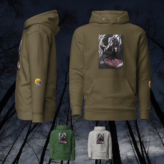 Sweat à Capuche grand corbeau