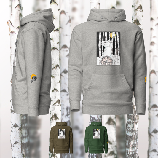 Sweat à Capuche hermine