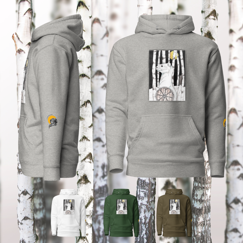 Sweat à Capuche hermine