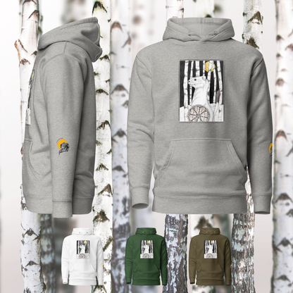 Sweat à Capuche hermine