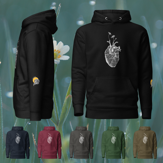 Sweat à Capuche coeur anatomique