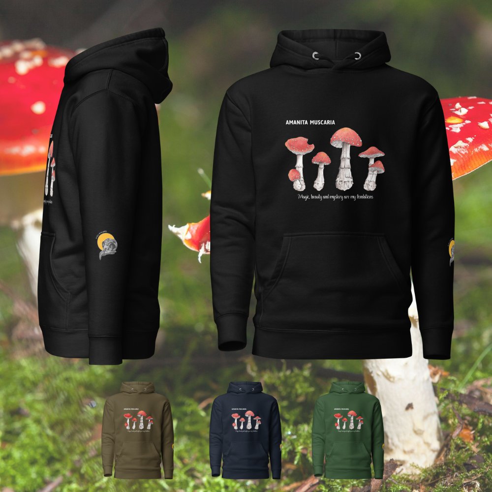 Sweat à Capuche amanita muscaria