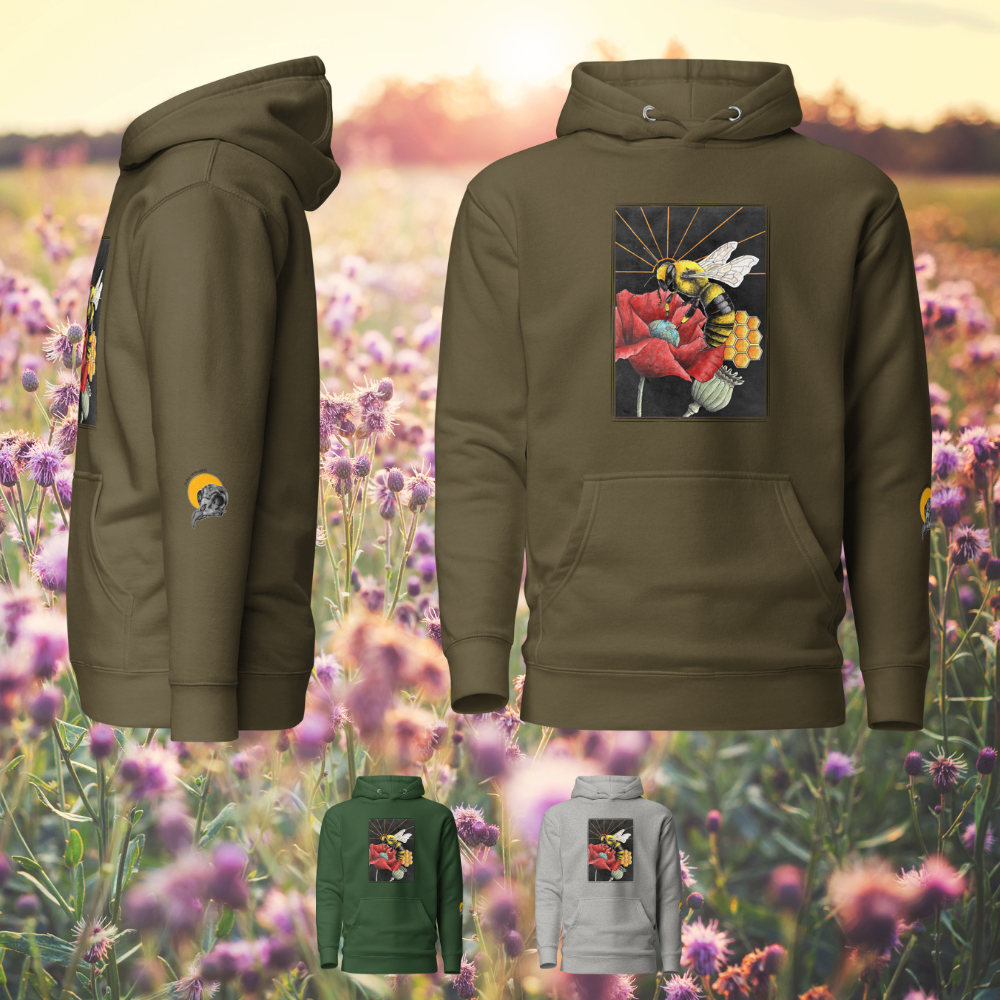 Sweat à Capuche abeille