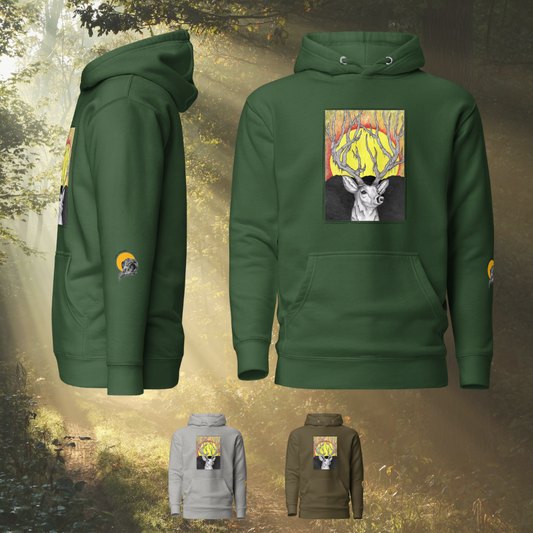 Sweat à Capuche cerf