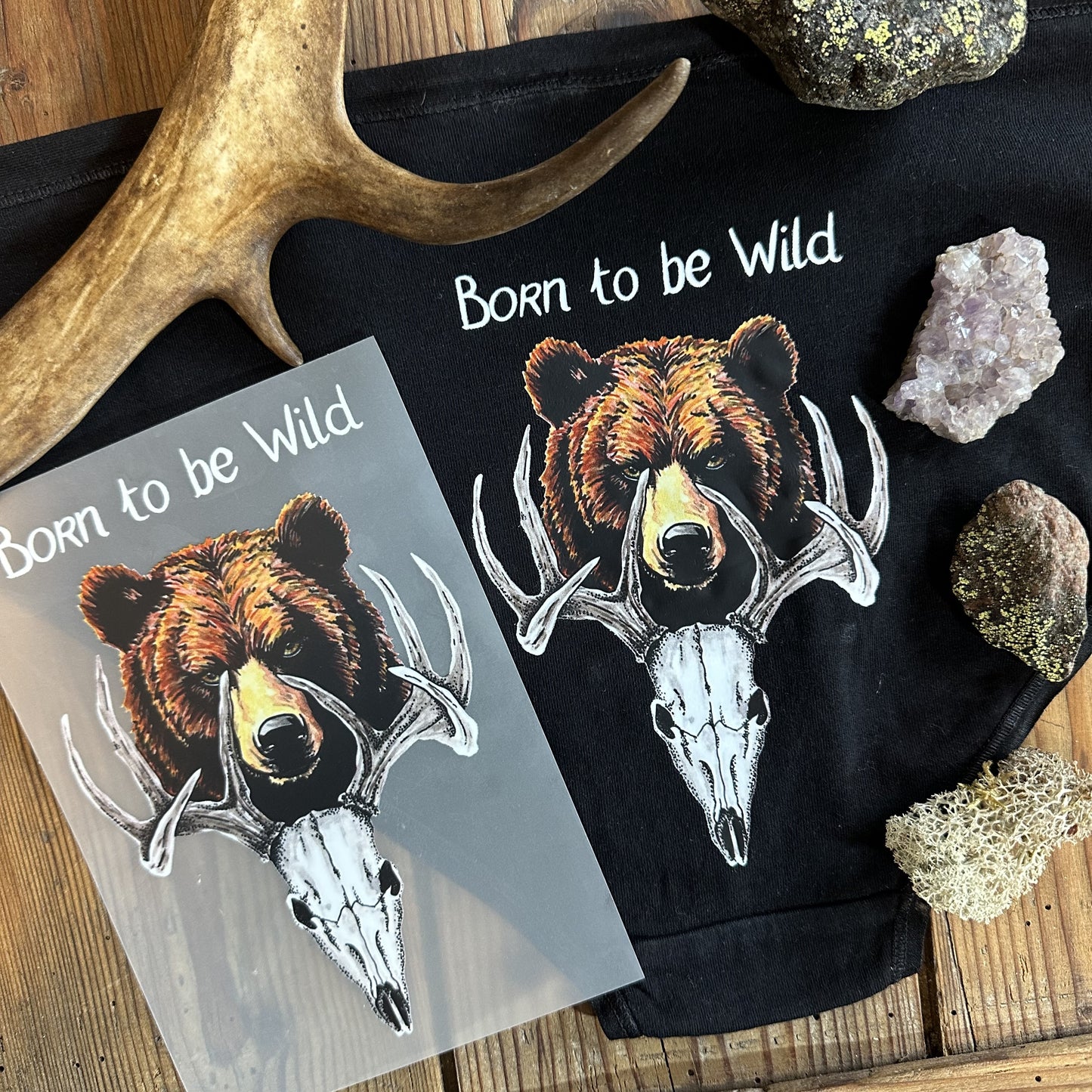 Papier transfert "Born to be wild"